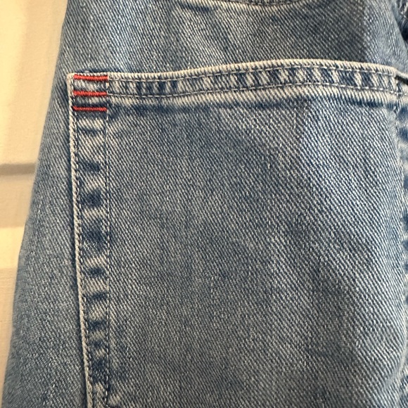 BDG Urban Outfitters High Rise Baggy Straight Leg Blue Jeans Women's Size 25 - Picture 5 of 10